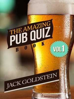 cover image of The Amazing Pub Quiz Book, Volume 1